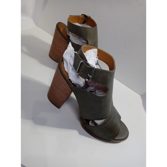 NEW Dolce Vita Babylon Block 4" Heel Sandals Open Toe Ankle Strap Shoes Size 10 - Picture 5 of 8